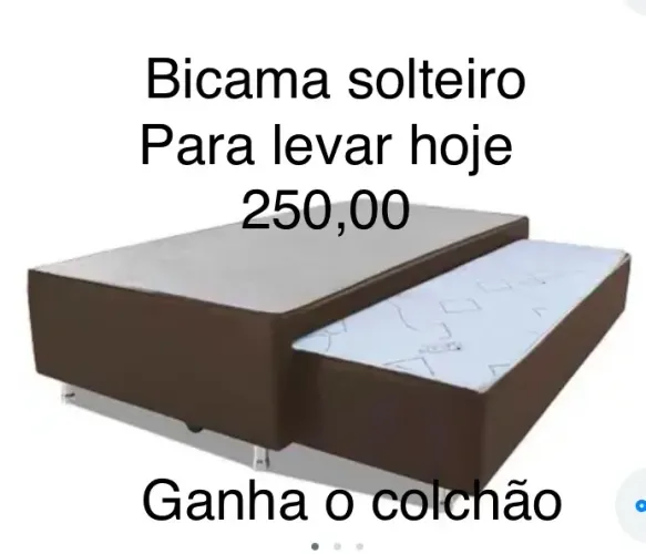 Vende-se bicama com colchão 