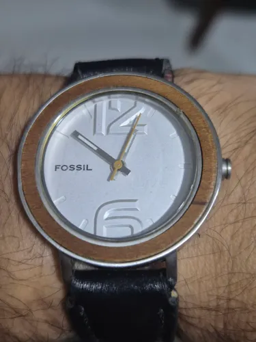 Relógio FÓSSIL WOOD EFFECT À QUARTZ JR-9762 - ORIGINAL