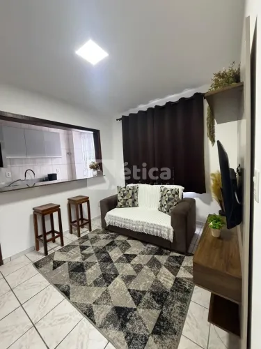 Apartamento Mobiliado de 1 Dormitório para Locação no Bairro Fazenda Itajaí