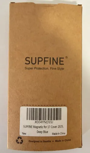 SUPFINE Capa Magnética IPhone 17 Deep Blue