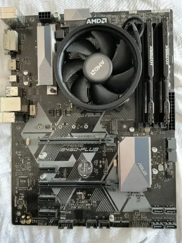 Placa mãe Asus Prime B450 plus - AMD Rizen 3 - 8Gb Hyper X