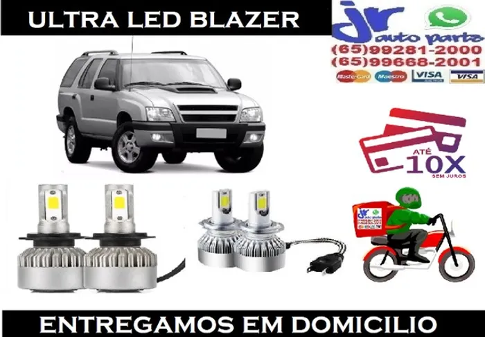 Lampada Ultra LED (Alta e Baixa) Blazer 6000K 12V 24V