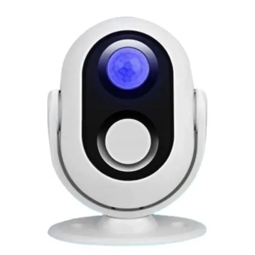 Sensor Detector Presença Segurança Sonoro Voz Alerta Loja B-Max