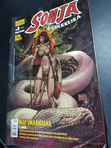 Sonja a Guerreira, nro.1 Edição Especial com pôster original