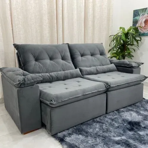 Sofá Retrátil Reclinável 2,30m Vegas l987