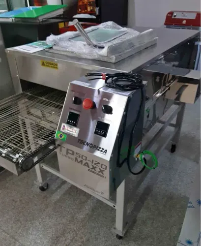 Forno esteira para pizza modelo 50/120 a gás tecnopizza (Alef)