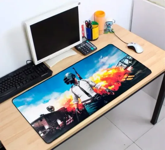Mouse Pad Gamer Personalizado - Emborrachado - Medida 90x40cm