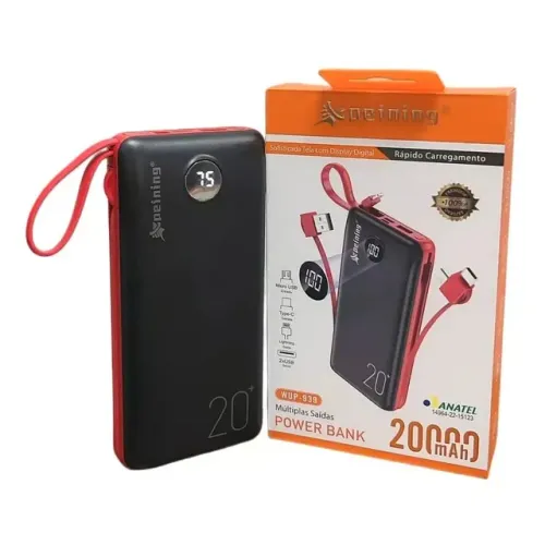 Power Bank 20.000 mAh - Carregador portátil