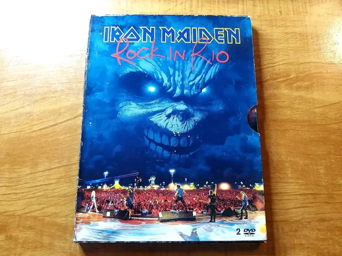 DVD Duplo Iron Maiden Rock In Rio (Digipack)