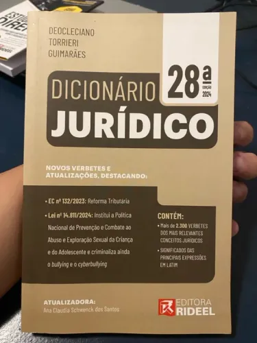 Dicionário jurídico novo