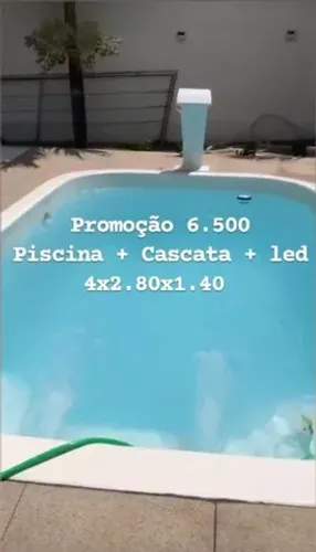 Piscina em fibra promoção