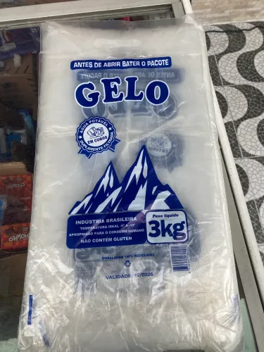 Embalagem Para Gelo 3kg