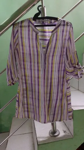 Blusa listrada feminina P Bem conservada 