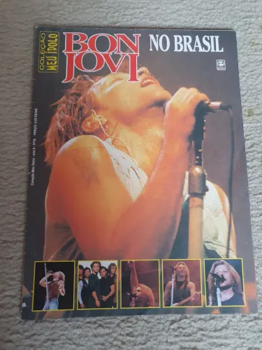 Revista Bon Jovi No Brasil - Coleção Meu Ídolo