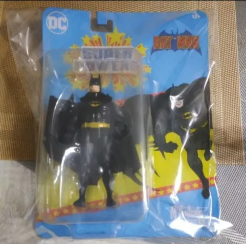 Boneco Lacrado Batman Black Suit Michael Keaton Super Powers McFarlane