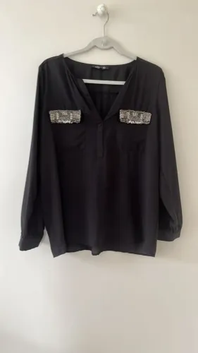 camisa preta social tamanho 46