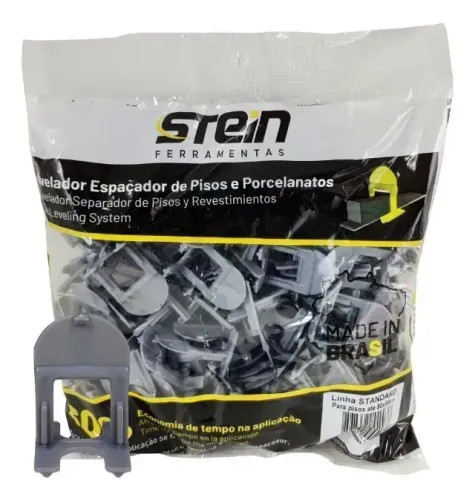 Pct 100 unidades - Espaçador Nivelador de Pisos 5,00mm Stein *Tenho 12 pacotes 