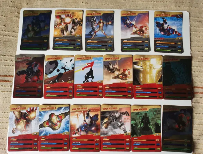 Cards Iron Man 2013 - Coleção Cheetos