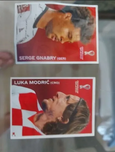 Cartas de jogadores da Copa do Mundo 2022 - Gnabry e Modric