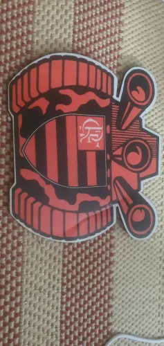 Almofada para mouse do Flamengo nunca usada