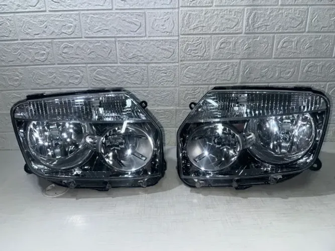 Par farol Renault Duster cromado 2012 2013 2015 original