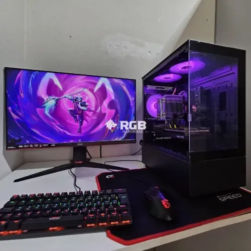 Pc Gamer Novo Completo - Core i7 8700 + ARC A750 8GB + RAM 16GB + SSD 500GB
