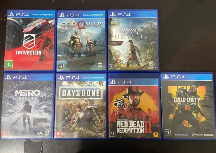 Jogos PS4 - baixei o preço!