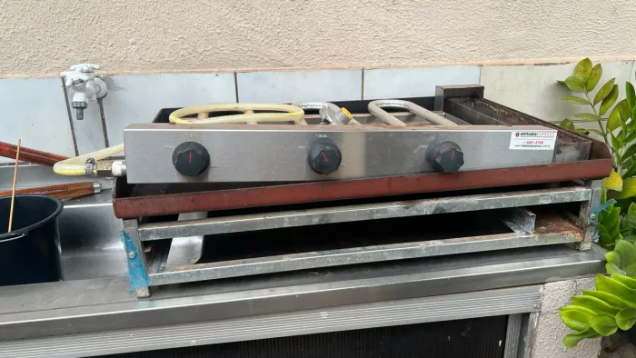 Chapa a gás Edanca