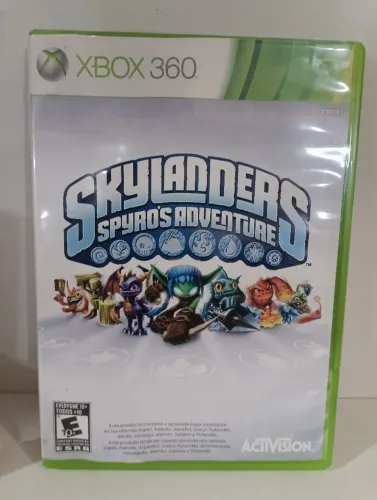 Skylanders: Spyro's Adventure - Xbox 360 (VAI COM 3 PERSONAGENS!)