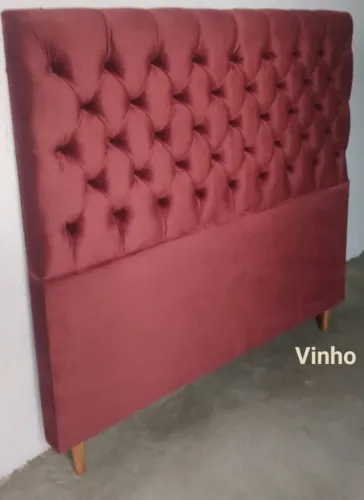 Cabeceira casal 1.40 em sued cores a escolher