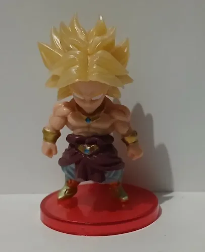 BONECO MINIATURA ANTIGA DRAGON BALL BROLY SUPER SAIYAJIN