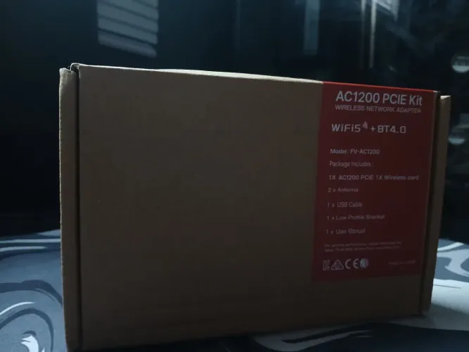 Adaptador Wi-Fi e Bluetooth AC1200 PCIE Kit