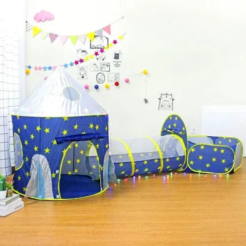 BARRACA INFANTIL 3 EM 1 - FOGUETE - NOVA