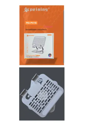 SUPORTE TABLET 360° AJUSTAVEL EM ALUMINIO PEINING PEI-PH16