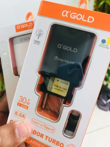 Carregador Turbo Power 30W Novo 6.0A (Homologado Anatel)