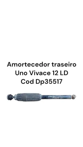 amortecedor traseiro Uno vivece