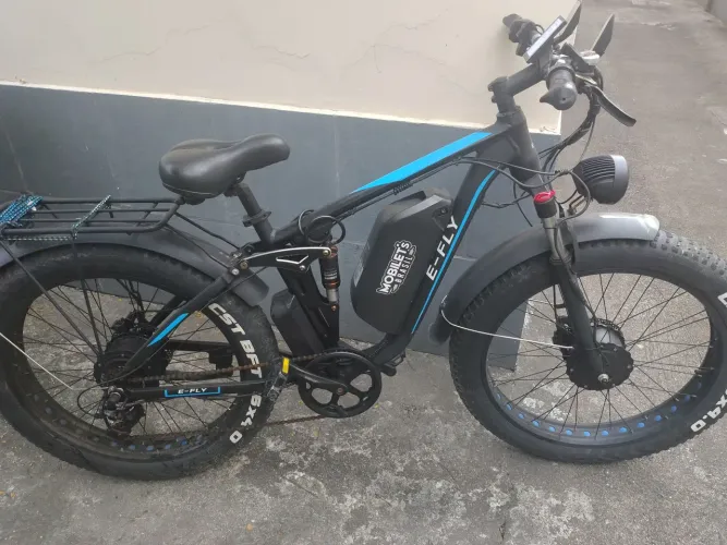 Bicicleta elétrica de 1000 wats