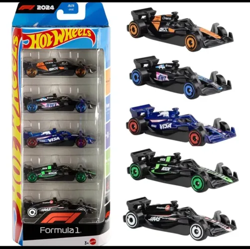 Hot Wheels Formula 1 - Pack5 + dupla F1 McDonald's