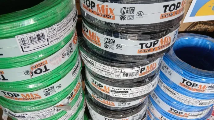 Top Mix Cabos e Fios P/ energia - 2.5 rolo com 100 metros a vista R$99,90