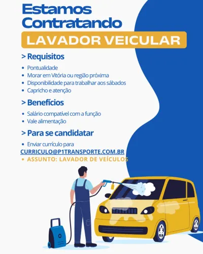 Lavador de veículos 