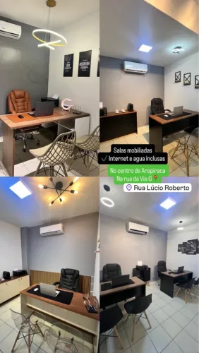 Salas para aluguéis (mobiliadas) 