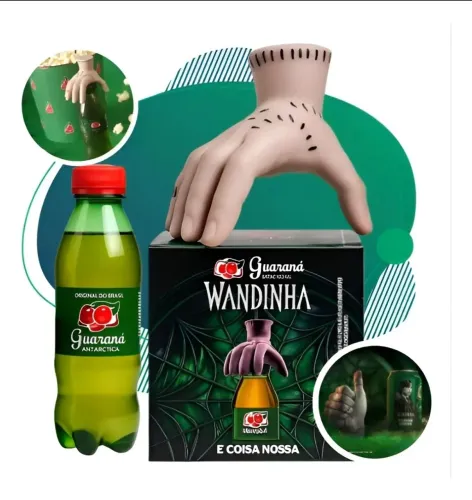 Mãozinha Wandinha Colab Guarana <br><br>Wandinha Guaraná