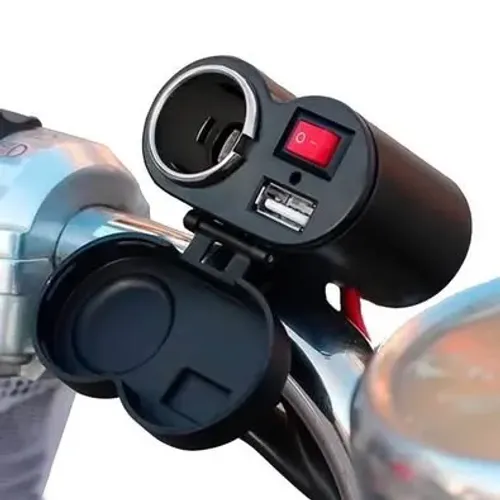 Carregador De Celular Usb Turbo Para Motos