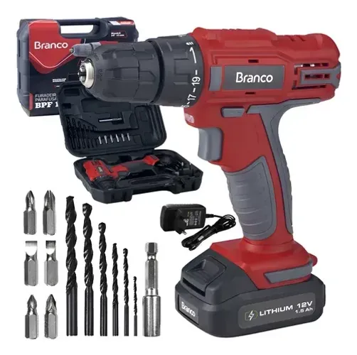 PARAFUSADEIRA/FURADEIRA 12V BPF 12L - BRANCO