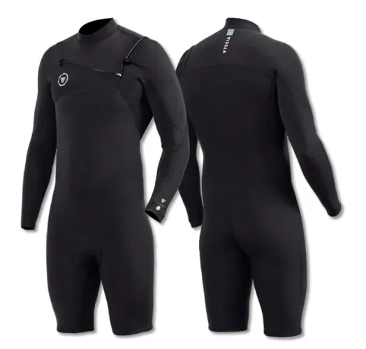 Short John Vissla Manga Longa M - PRATICAMENTE NOVO!