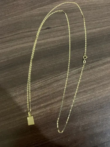 Cordão masculino ouro 18