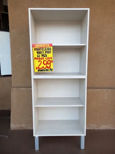 Prateleira MDF 4 Prateleiras - R$ 299,99