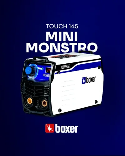 Promoção -> Máquina de Solda Inversora Touch 145 140A Bivolt BOXER-1015013