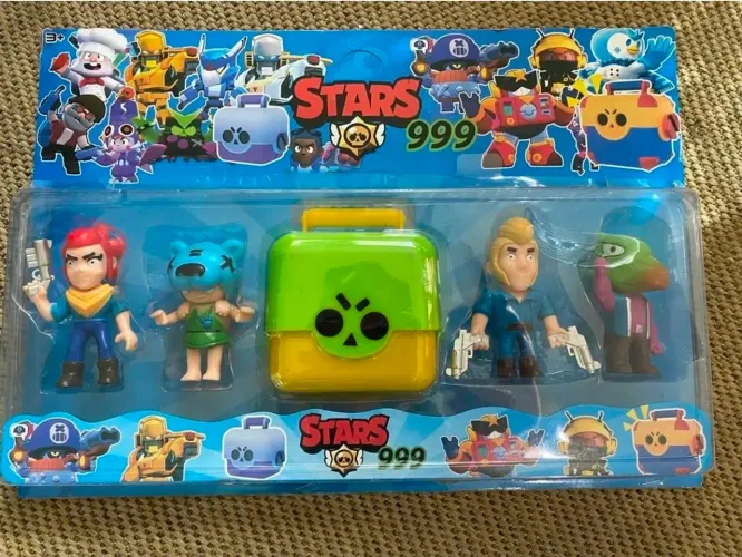 Bonecos do jogo móvel "Brawl Stars"