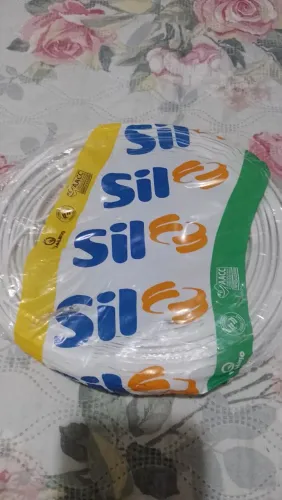 Vendo fio branco de 1.5mm 50metros da marca Sil.